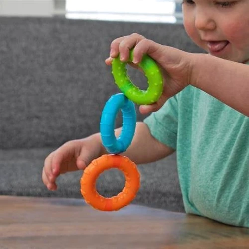 Игрушка тактильная Магнитные кольца Fat Brain Toys SillyRings 3 шт. (F269ML)