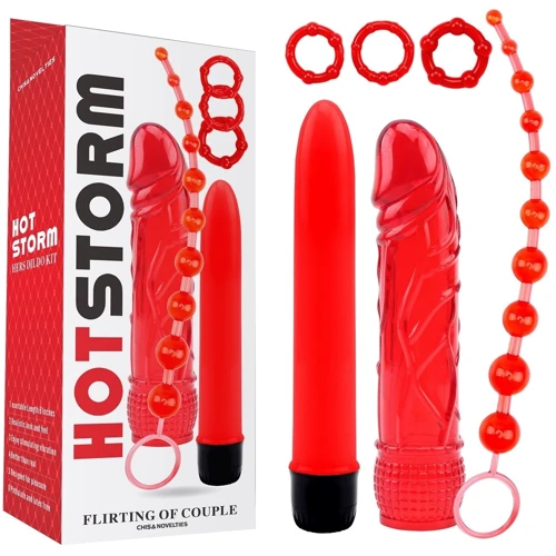 Секс набор Chisa Hot Storm Flirting of Couple Red