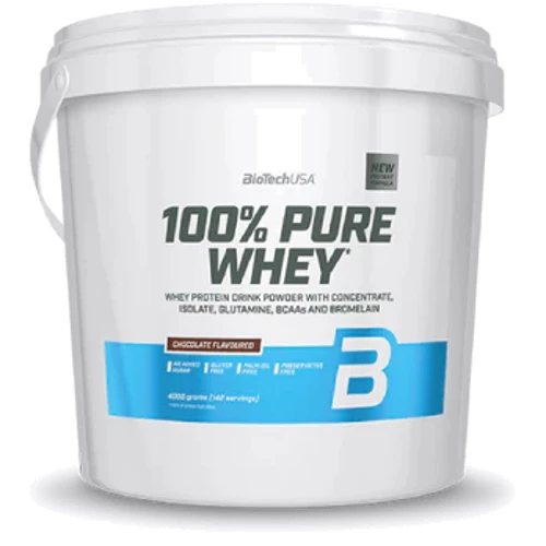 Протеин BioTechUSA 100% Pure Whey 4000 g / 142 servings / Chocolate