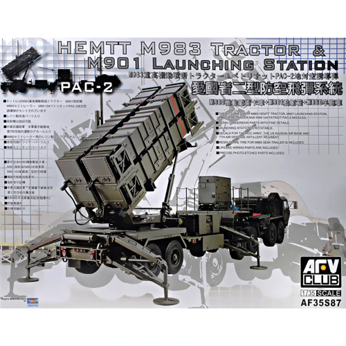Модель AFV-Club Тягач Hemtt M983 с пусковой установкой M901 (AF35S87)