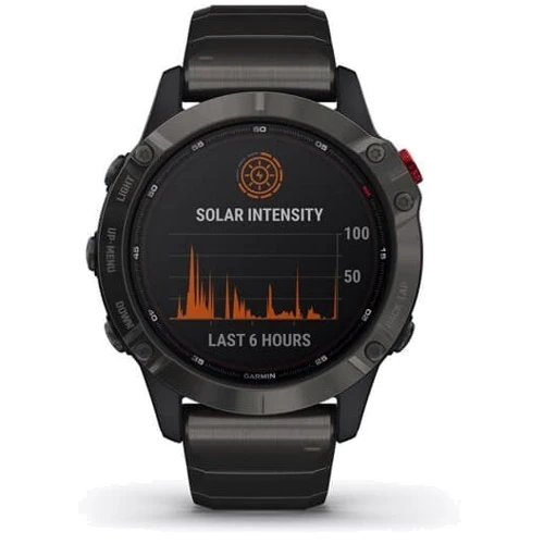 Смарт-годинник Garmin Fenix 6 Pro Solar Titanium Carbon Gray Dlc With Titanium Dlc Band (010-02410-23): Виробник Garmin
