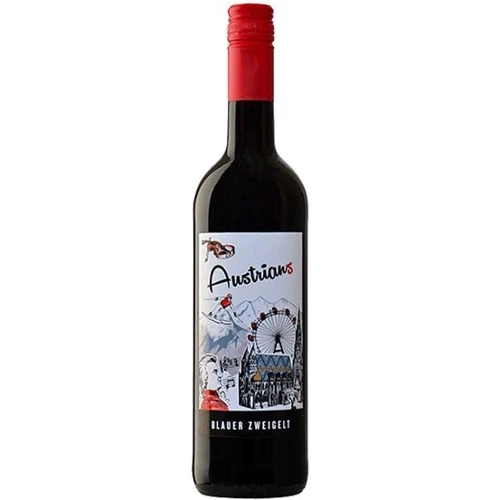 Вино Austrians Blauer Zweigelt красное сухое 0.75л (VTS3934220)