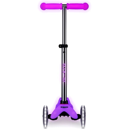 Самокат Micro серии Mini Deluxe Glow LED Морозный розовый (MMD217): Максимальная допустимая нагрузка, кг 50
