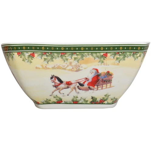 Салатник Lefard Christmas Collection 15х6 см (986-029): Форма квадратная
