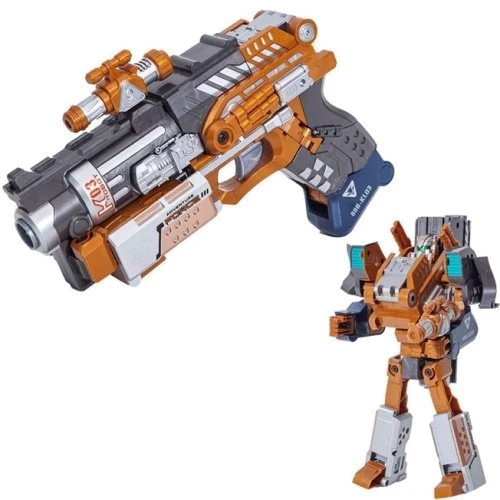 Пистолет-трансформер 2 в 1 SLIDER (6 мягких пуль, блистер), RoboGun (K03)