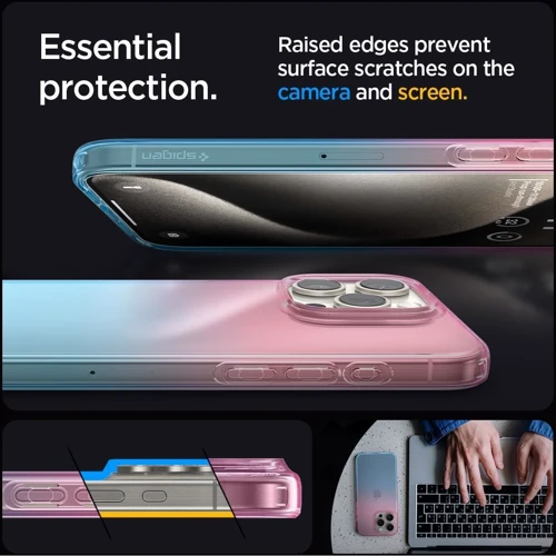 Чехол для iPhone Spigen Liquid Crystal Gradation Pink (ACS06700) for iPhone 15 Pro: Тип аксессуара чехол