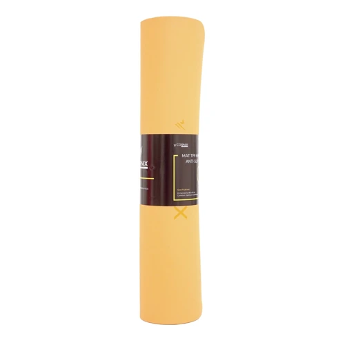 Коврик для фитнеса Cornix TPE 183 x 61 x 0.6 cм для йоги и фитнеса XR-0001 Orange/Black