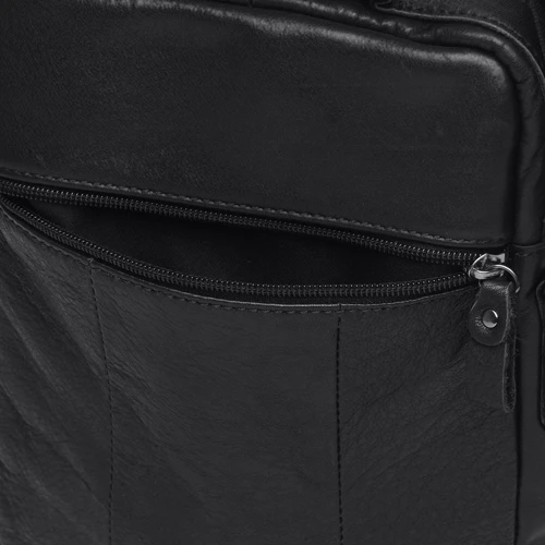 Чоловіча сумка планшет Keizer чорна (K18851-black): Тип ручки Плечовий ремінь, Коротка ручка