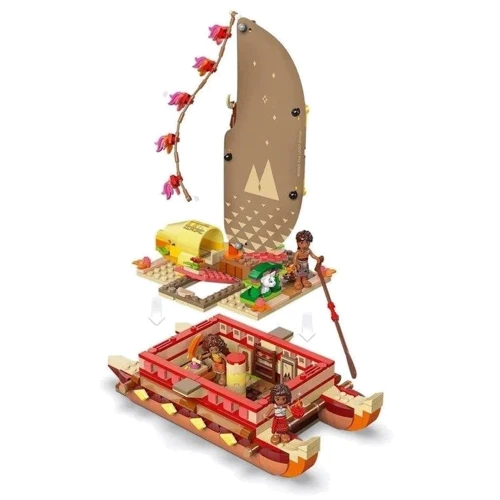 Конструктор LEGO Disney Princess Приключенческое каноэ Ваяны 529 деталей (43270): Рекомендуемый возраст 6+