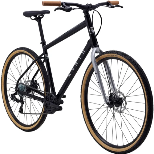 Велосипед 28 Marin KENTFIELD 1 рама - S 2023 Gloss Black/Chrome: Материал рамы Алюминий