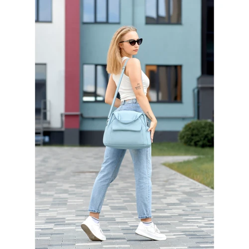 Жіноча спортивна сумка Sambag Vogue BKS блакитна (90153010): Країна виробник Украина