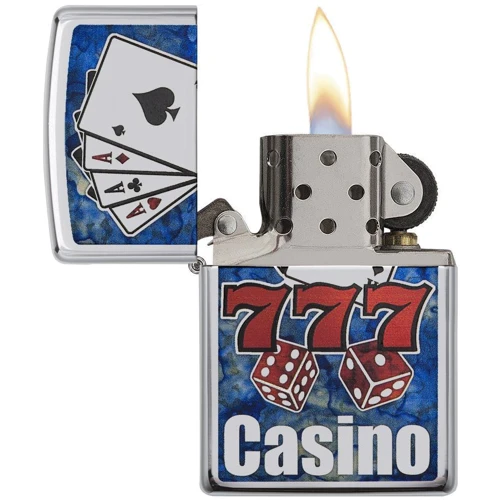 Запальничка Zippo (Зіппо) Fusion Casino 29633 фото 4