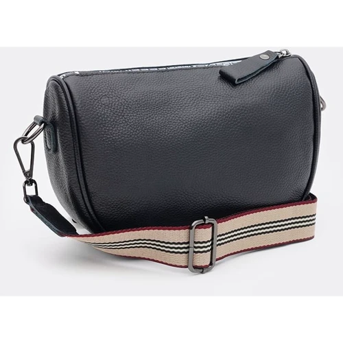 Женская сумка-седло Borsa Leather черная (K18569bl-black): Пол Женский