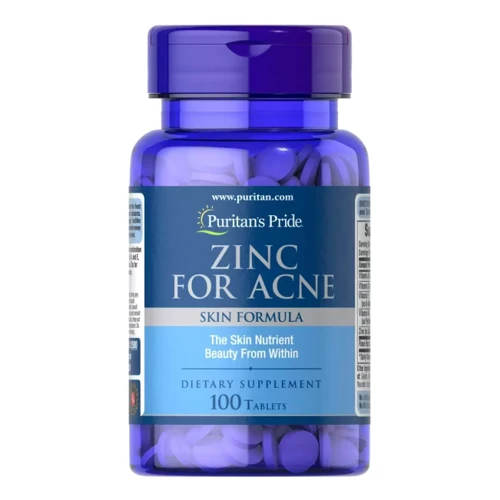 Puritan's Pride Zinc for Acne, 100 Count
