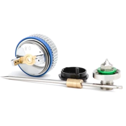 Комплект форсунки 0.8 мм для краскопульта HVLP II mini PT-0128 Intertool PT-2105