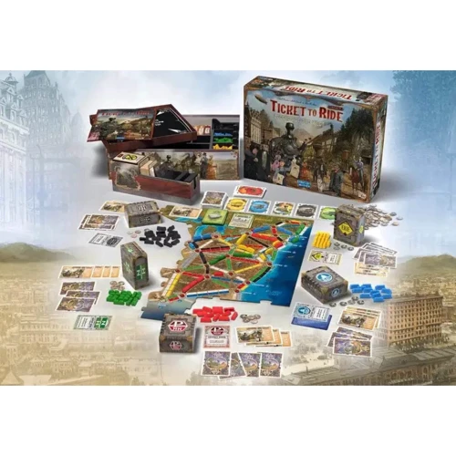 Настільна гра Lord of Boards Ticket to Ride: Legends of the West Квиток на поїзд: Легенди Запода, Англ.: Вид стратегические