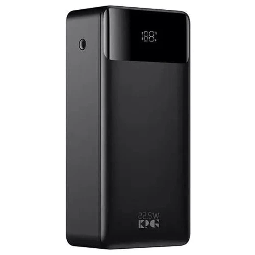 Зовнішній акумулятор King Power Bank 30000mAh QC3.0 22.5W Black (KPG-308): Ємність батареї, мАг 30000