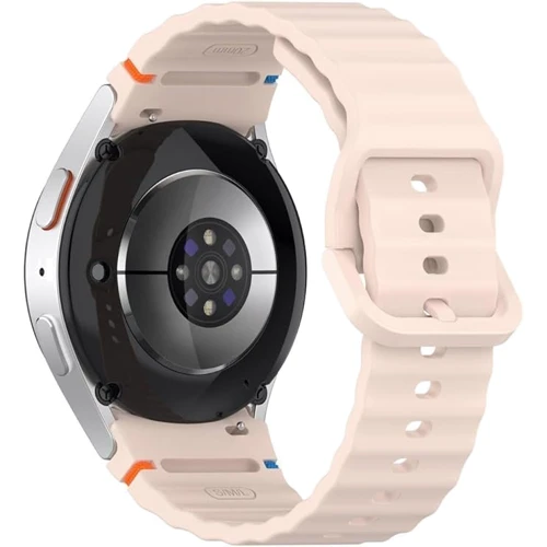 BeCover Strap Ribbed Tape Pink for Samsung Galaxy Watch (20mm) 4 40mm-44mm/5 40-44mm/6 40-44mm/7 40-44mm (712047)