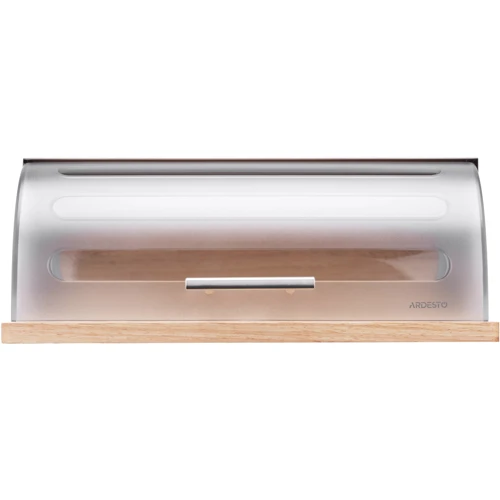 Хлібниця Ardesto Gemini 39х27х15 см дерево пластик нержавіюча сталь (AR0914GB)