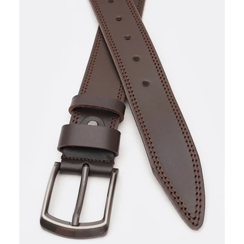 Мужской ремень Borsa Leather коричневый (V1125FX22-brown): Пол Мужской