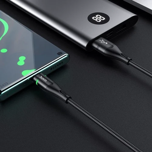 Кабель Hoco USB Cable to USB-C U93 3A 1.2m Black фото 4