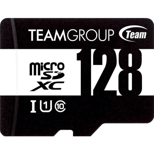 Карта памяти Team 128GB microSDXC Class 10 UHS-I U1 + adapter (TUSDX128GCL10U03): Тип карты MicroSDXC