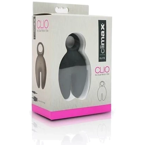 Вибромассажер для клитора и сосков Topco Sales Climax Elite, Clio Rechargeable 9x Dual Motor Vibe