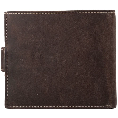 Мужское портмоне Buffalo Wild коричневое (DNKRM01L-HBW-brown): Формат кошелька Вертикальный