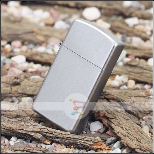 Зажигалка Zippo Satin Chrome узкая (1605) фото 4