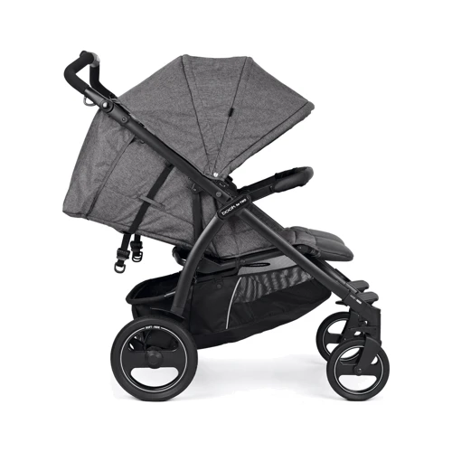 Коляска Peg-Perego Book for Two Quarz серая (IP05280000GL53): Ширина шасси 74 см