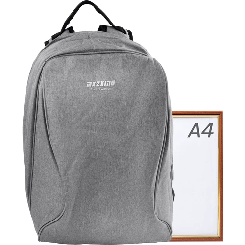 Чоловік рюкзак Valiria Fashion сірий (3DETBP0338-9): Застібка Блискавка