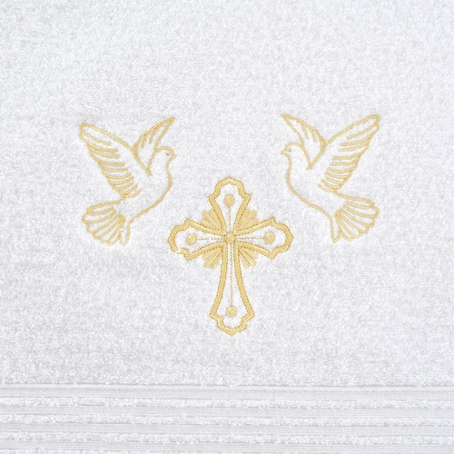 Рушник Papaella хрестильний махровий, 70х140 см (8-01594)