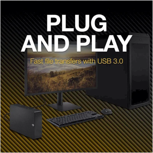 Внешний жесткий диск Seagate Expansion desktop 10TB (STKP10000400): Объем памяти 10 ТБ