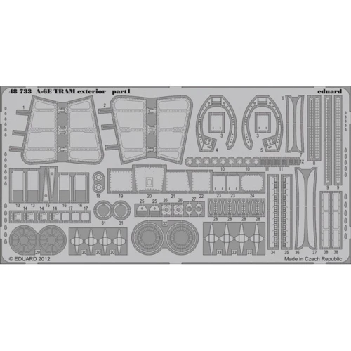 Фототравление Eduard 1/48 A-6E TRAM exterior, рекомендовано для KIN
