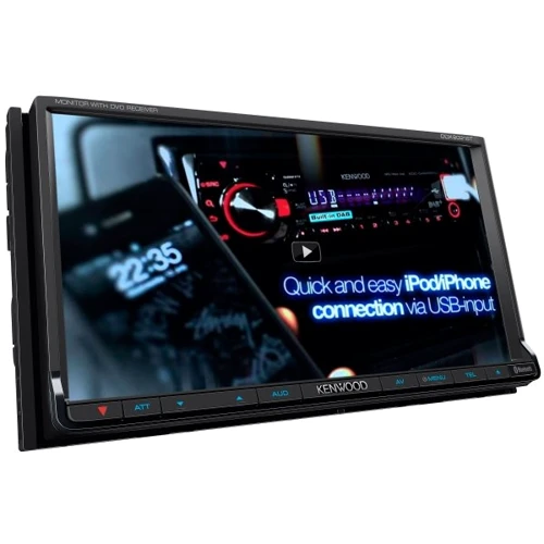 Kenwood DDX-6021BT: Формфактор 2 DIN (универсальная)