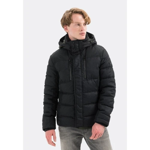 Куртка Camel Active Jacke 420260-6R68-72 54 черная зимняя с капюшоном: Длина рукава Длинный