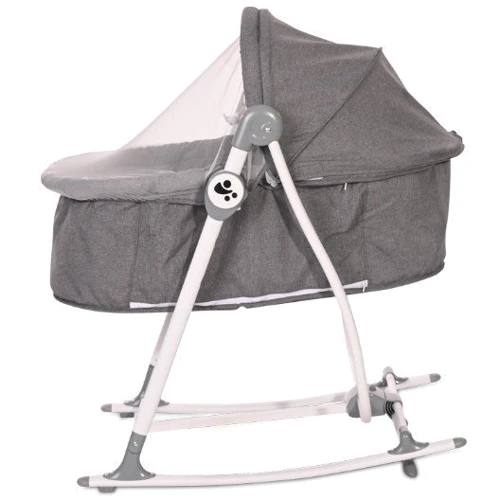 Кроватка-качели 3в1 Lorelli ALICANTE (grey)