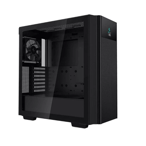 Корпус Deepcool CH510 MESH DIGITAL: Матеріал передній панелі пластик
