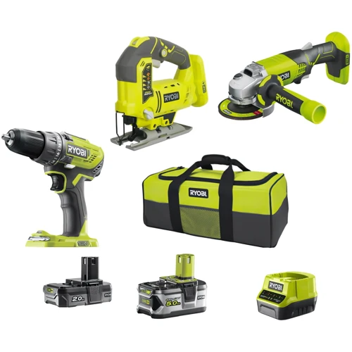 Набор инструментов Ryobi ONE+ RCK183A-242S (5133005354): Тип питания аккумулятор