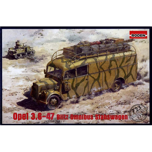 Модель Roden Автомобіль Opel 3.6-47 Blitz Omnibus Stabswagen (RN723)