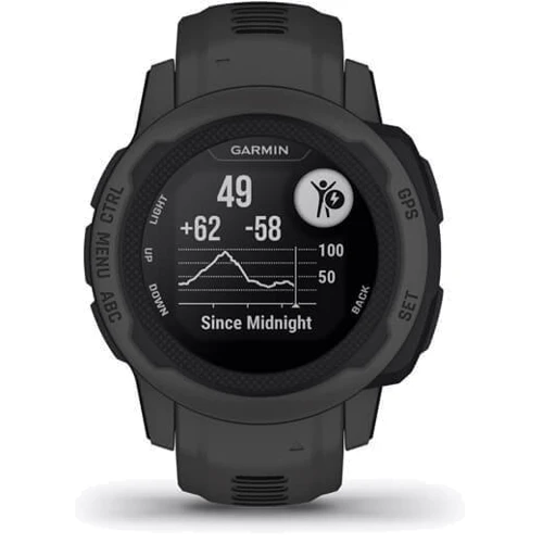 Смарт-часы Garmin Instinct 2S Graphite (010-02563-00): Цвет ремешка графитовый