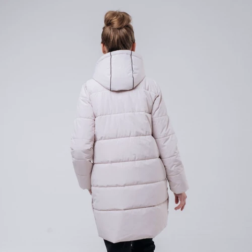 Куртка Peak FW594172-KHA 42 бежевая демисезон с капюшоном: Сезон Демисезон