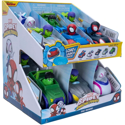 Машинка Spidey Little Vehicle Disc Dashers Зелений Гоблін Green Goblin (SNF0011): Тип мультяшная машинка