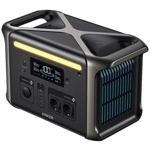 Зарядная станция Anker Solix F1500 1536Wh 1800W (A1772311) : Выходы потребителей USB-C, Автоприкуриватель, USB-A, 220V