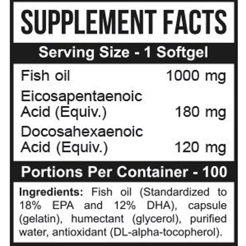 MST Nutrition Nordic Fish Oil Omega-3 90 caps: Форма выпуска Капсулы