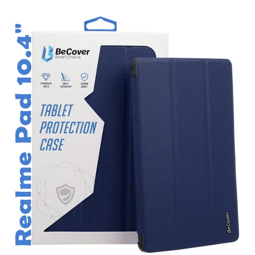 Аксессуар для планшетных ПК BeCover Smart Case Deep Blue for Realme Pad 10.4" (708265)