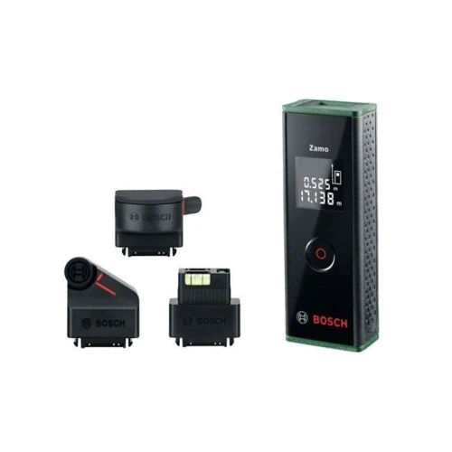 Лазерний далекомір Bosch Zamo Set (0603672701) + 3 адаптера: Дальність виміру, м 20