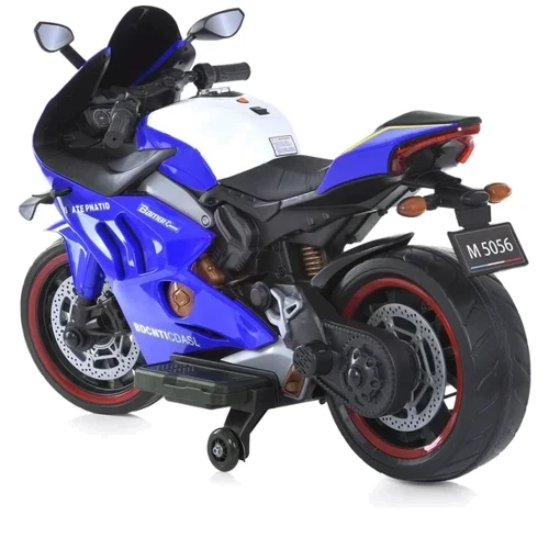 Детский электромотоцикл 2 колесный Bambi Racer Ducati синий (M 5056EL-4): Материал колес EVA