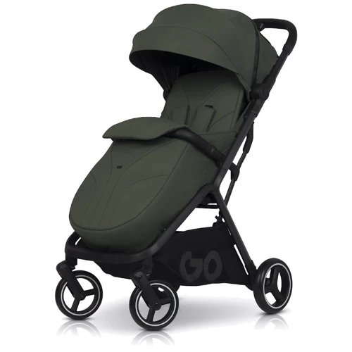 Коляска прогулянкова EasyGo Hero Ebony Jungle green (W/EA/HERO/JG): Матеріал коліс EVA