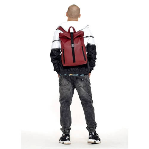 Чоловічий рюкзак Sambag RollTop LZT бордовий (24208005m): Стать Чоловік
